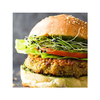 Healthy, Vegan, Guilt-Free Quinoa Hamburger